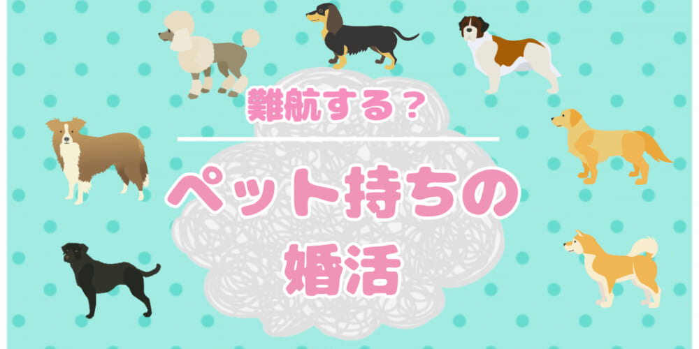 婚活においてペットを飼っているのは不利って本当？！